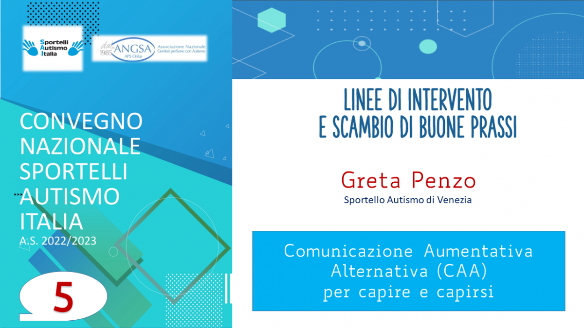 "Comunicazione Aumentativa Alternativa (CAA) per capire e capirsi" - Greta Penzo