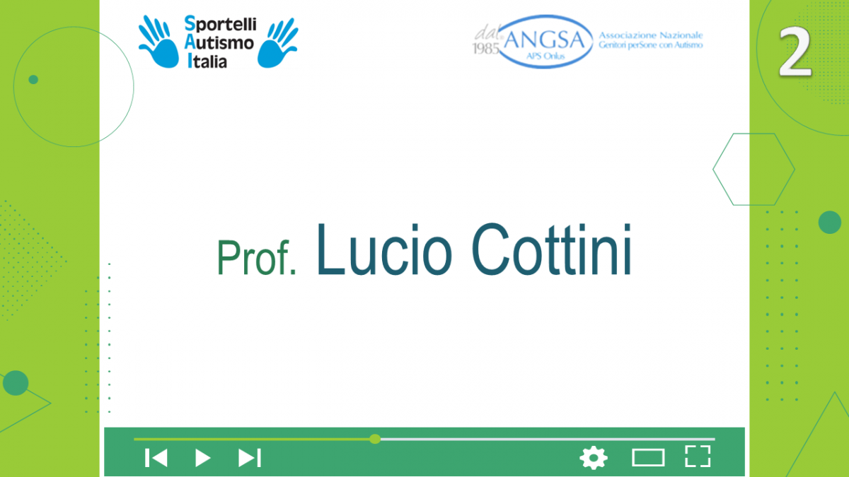 Convegno Nazionale Sportelli Autismo Italia - 1a Giornata - 19/10/23  Intervento del Prof. Lucio Cottini dal titolo "Riflessione pedagogica: Sportelli Autismo e ricerca"