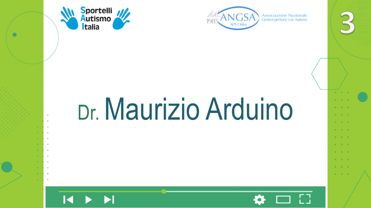 Convegno Nazionale Sportelli Autismo Italia - 2a Giornata - 20/10/23 Intervento del Dr. Maurizio Arduino dal titolo "Autismo in classe. Quali approcci e strategie educative per includere le unicità di ciascuno".
